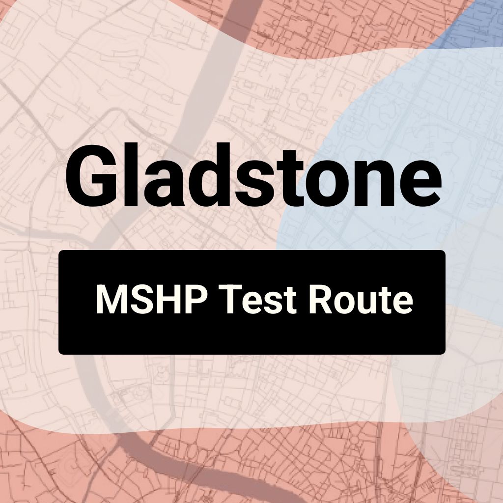 Gladstone, Missouri MSHP Driving Test Routes
