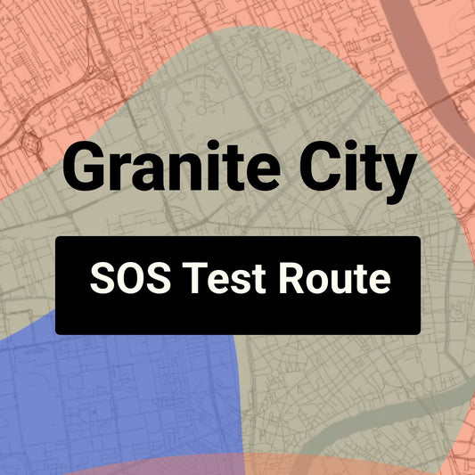 Granite City, Illinois SOS Driving Test Routes