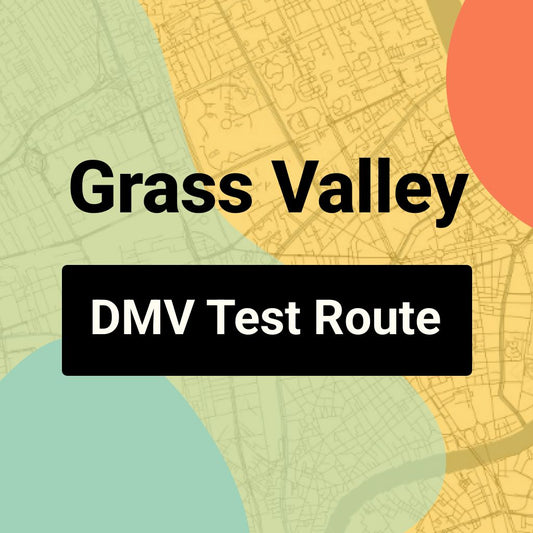 Grass Valley DMV Road Test Centre Routes