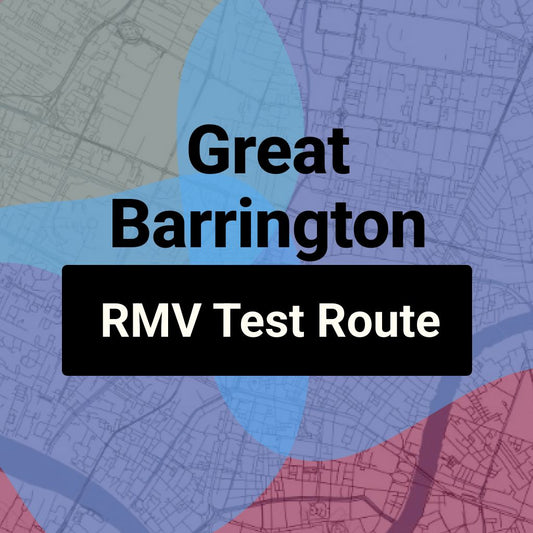 Great Barrington, Massachusetts RMV Driving Test Routes