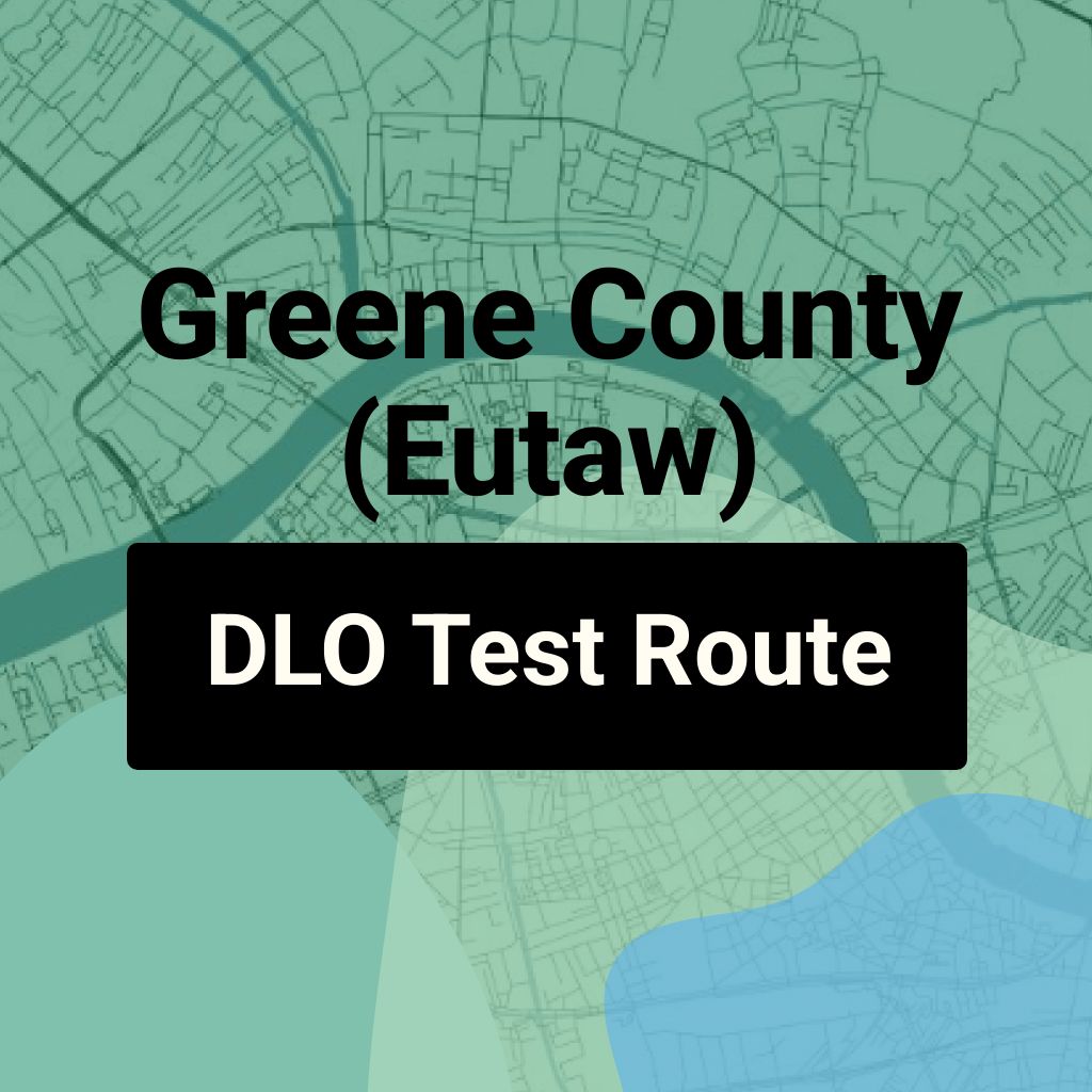 Greene County (Eutaw) Alabama DLO Driving Test Routes