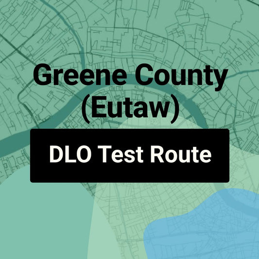 Greene County (Eutaw) Alabama DLO Driving Test Routes