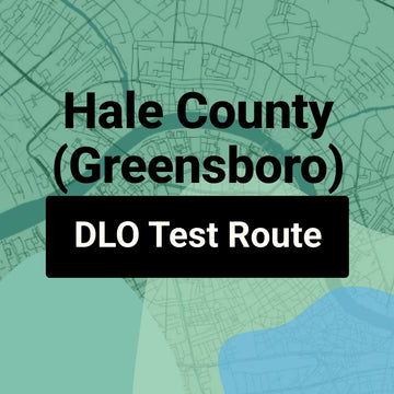 Hale County (Greensboro) Alabama DLO Driving Test Routes