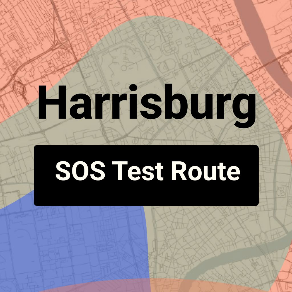 Harrisburg, Illinois SOS Driving Test Routes