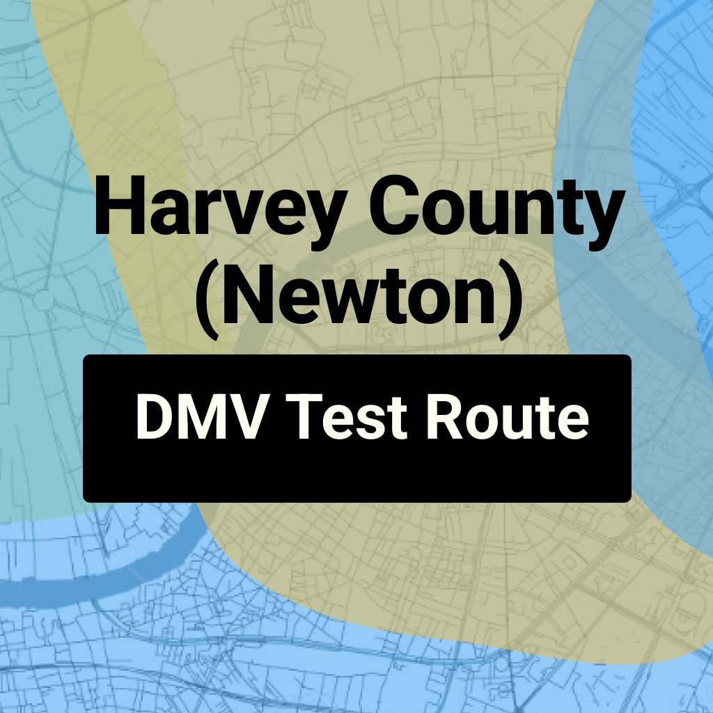 Harvey County (Newton), Kansas DMV Driving Test Routes