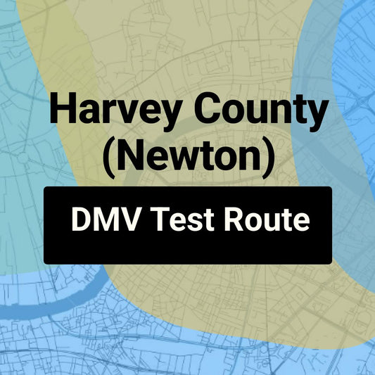 Harvey County (Newton), Kansas DMV Driving Test Routes