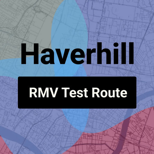 Haverhill, Massachusetts RMV Driving Test Routes