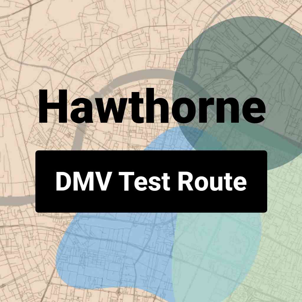 Hawthorne, Nevada DMV Driving Test Routes