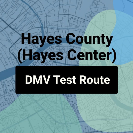 Hayes County (Hayes Center), Nebraska DMV Driving Test Routes