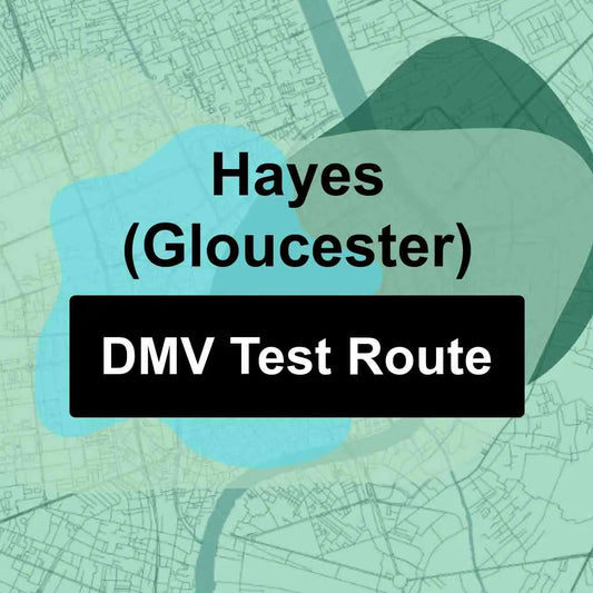 Hayes (Gloucester), Virginia DMV Driving Test Routes