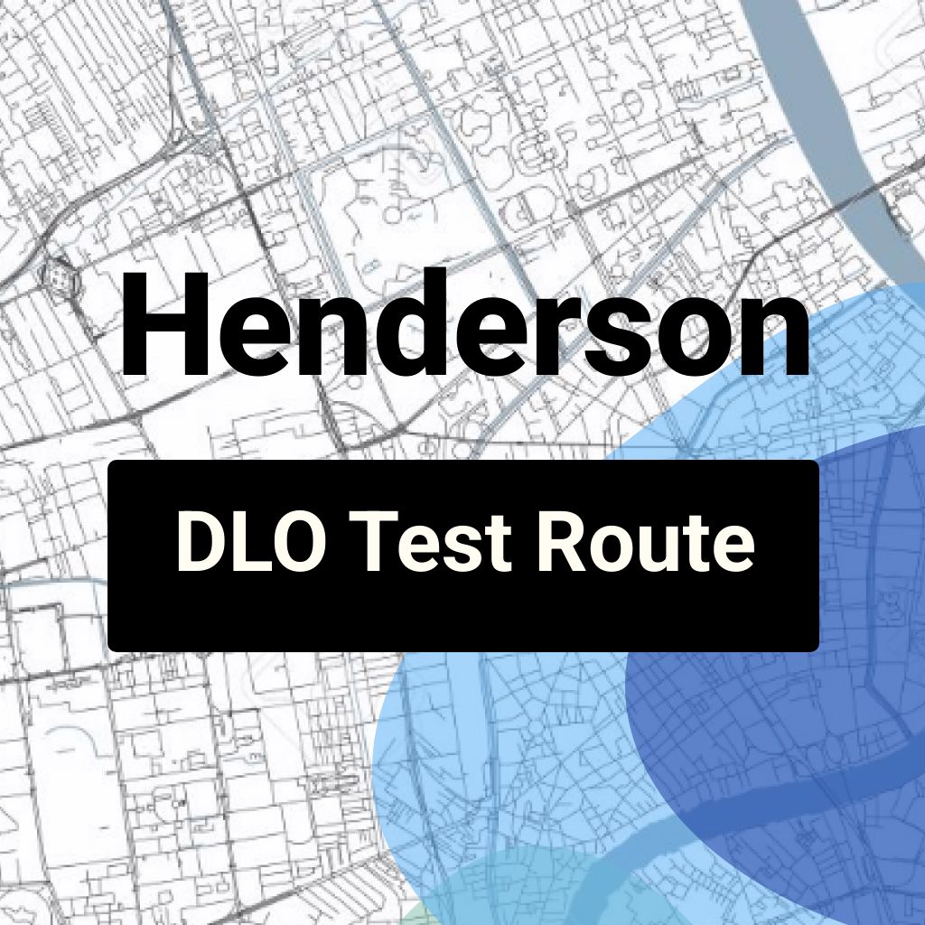 Henderson, Kentucky DLO Driving Test Routes