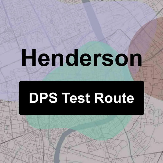 Henderson, Texas DPS Driving Test Routes