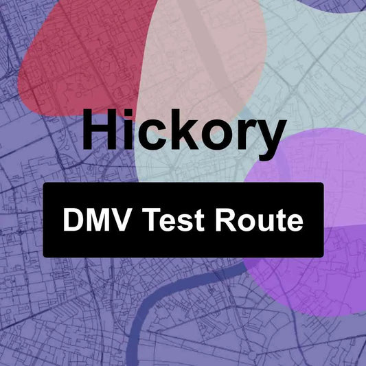Hickory, North Carolina DMV Driving Test Routes