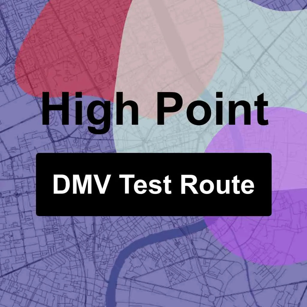 High Point, North Carolina DMV Driving Test Routes