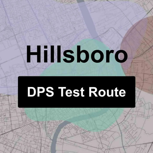 Hillsboro, Texas DPS Driving Test Routes