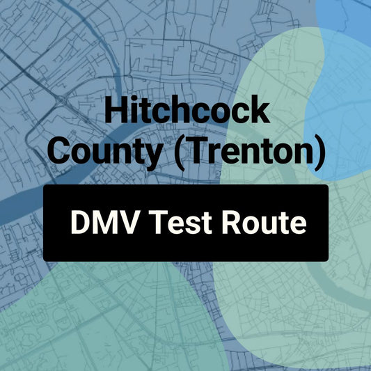 Hitchcock County (Trenton), Nebraska DMV Driving Test Routes