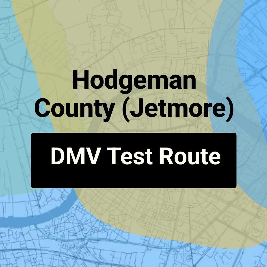 Hodgeman County (Jetmore), Kansas DMV Driving Test Routes