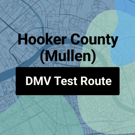Hooker County (Mullen), Nebraska DMV Driving Test Routes