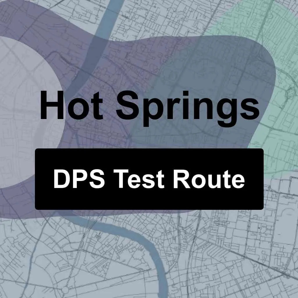 Hot Springs, South Dakota DPS Driving Test Routes