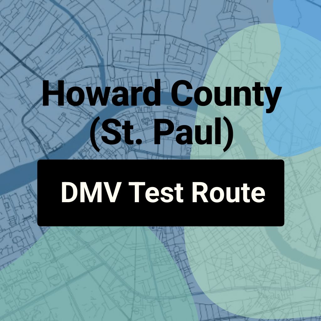Howard County (St. Paul), Nebraska DMV Driving Test Routes