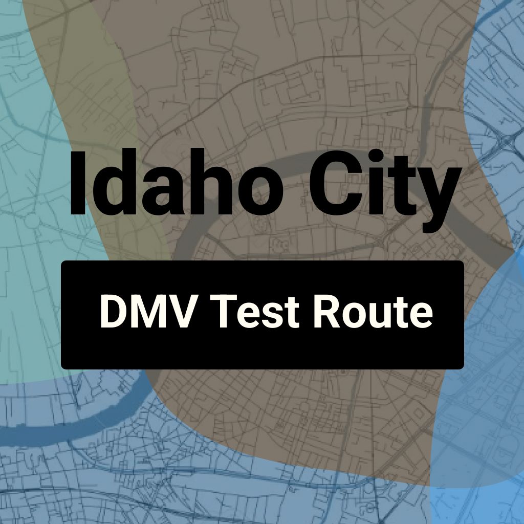 Idaho City, Idaho DMV Driving Test Routes
