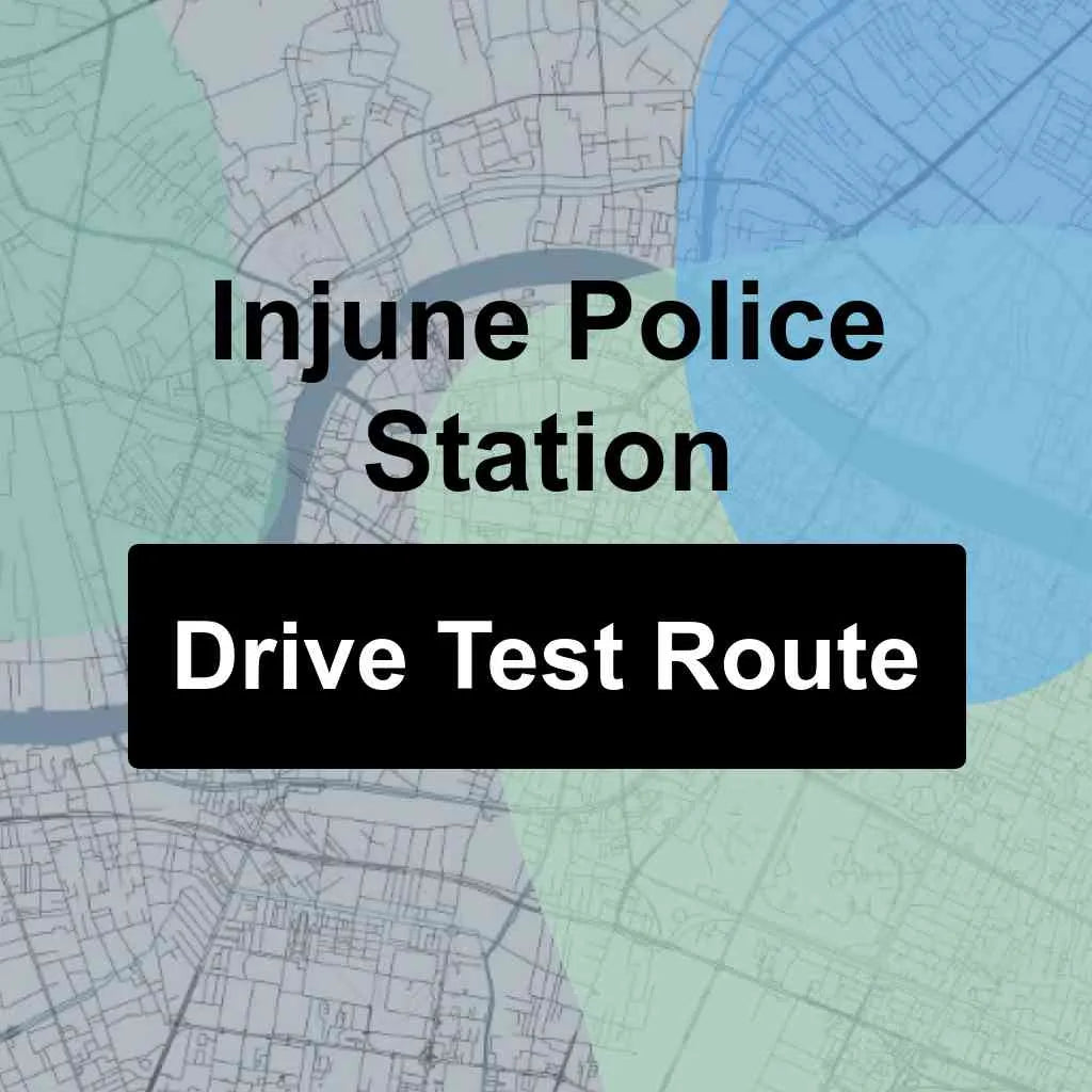 Injune Police Station, Queensland (QLD)  Driving Test Routes