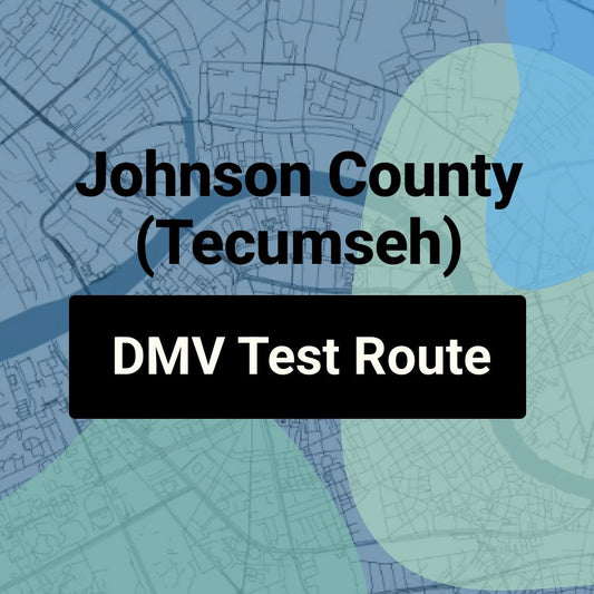 Johnson County (Tecumseh), Nebraska DMV Driving Test Routes