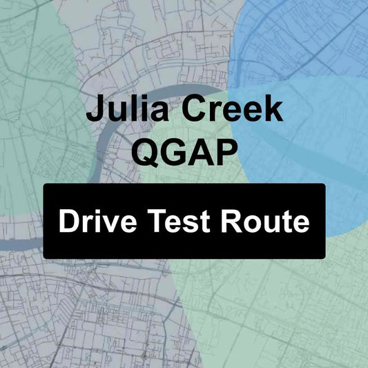 Julia Creek QGAP, Queensland (QLD)  Driving Test Routes