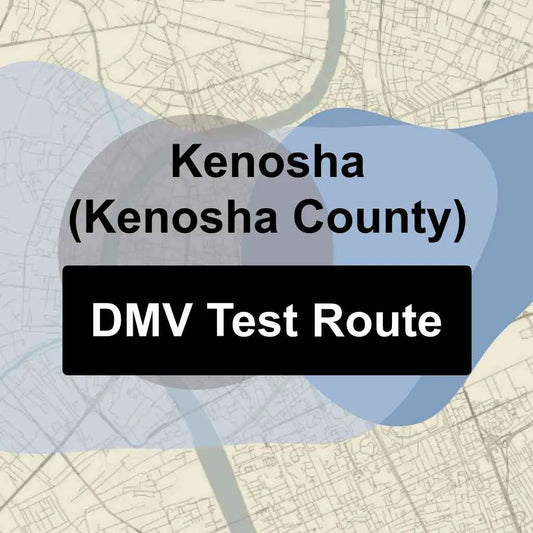 Kenosha (Kenosha County), Wisconsin DMV Driving Test Routes