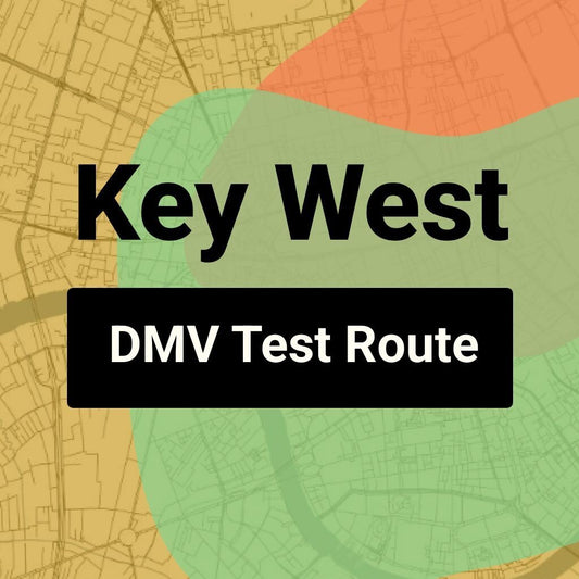 Key West, Florida DMV Driving Test Routes