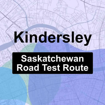 Kindersley, Saskatchewan SGI Driving Test Routes