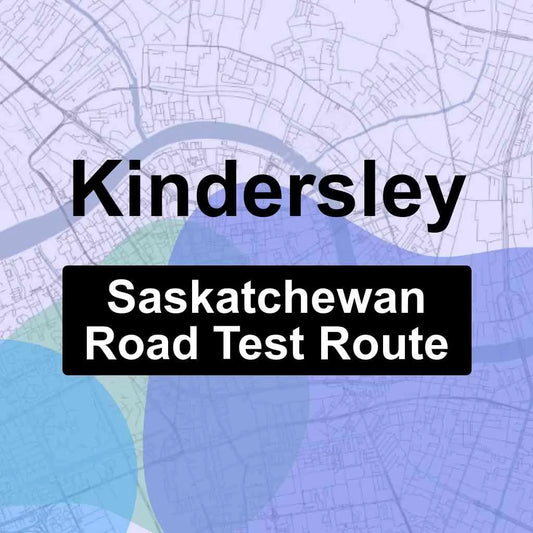 Kindersley, Saskatchewan SGI Driving Test Routes
