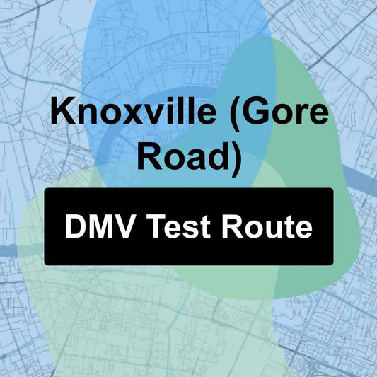 Knoxville (Gore Road), Tennessee DMV Driving Test Routes