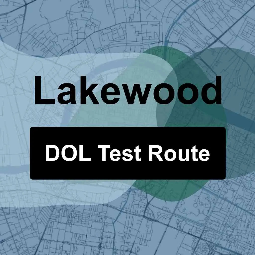 Lakewood, Washington DOL Driving Test Routes