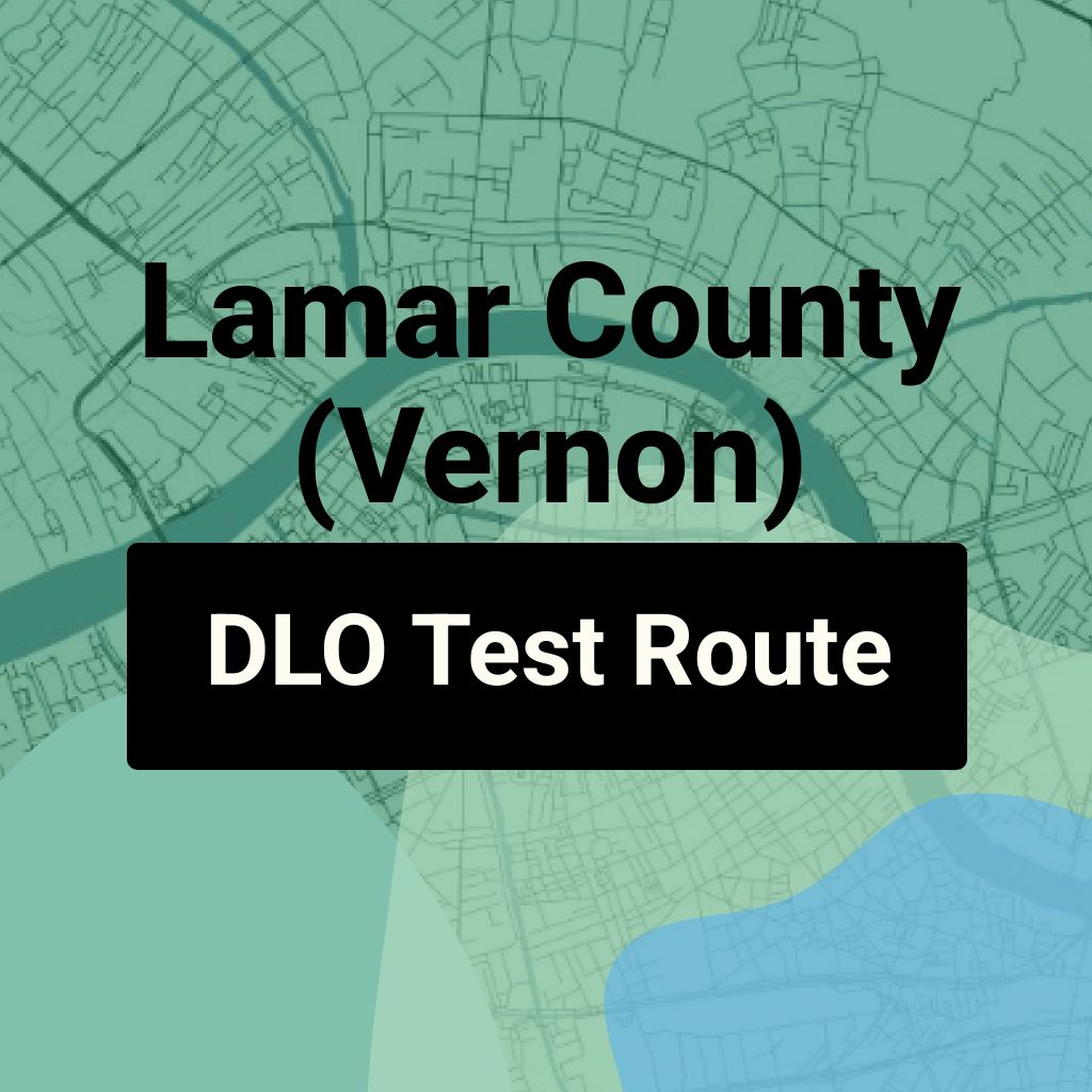 Lamar County (Vernon) Alabama DLO Driving Test Routes