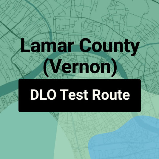 Lamar County (Vernon) Alabama DLO Driving Test Routes