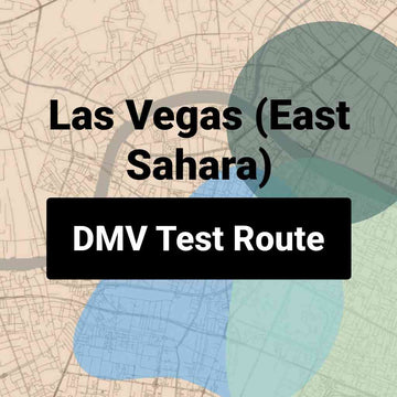 Las Vegas (East Sahara), Nevada DMV Driving Test Routes