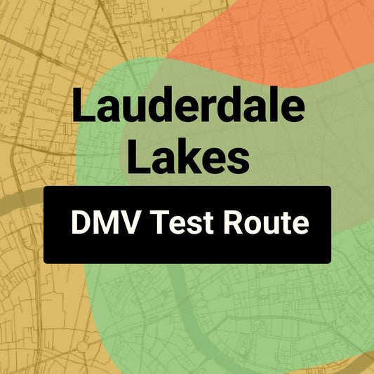 Lauderdale Lakes, Florida DMV Driving Test Routes