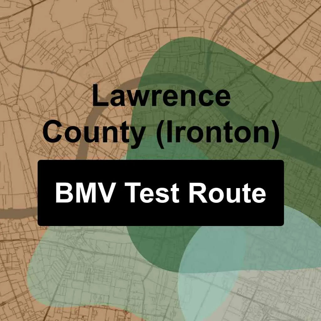 Lawrence County (Ironton), Ohio BMV Driving Test Routes