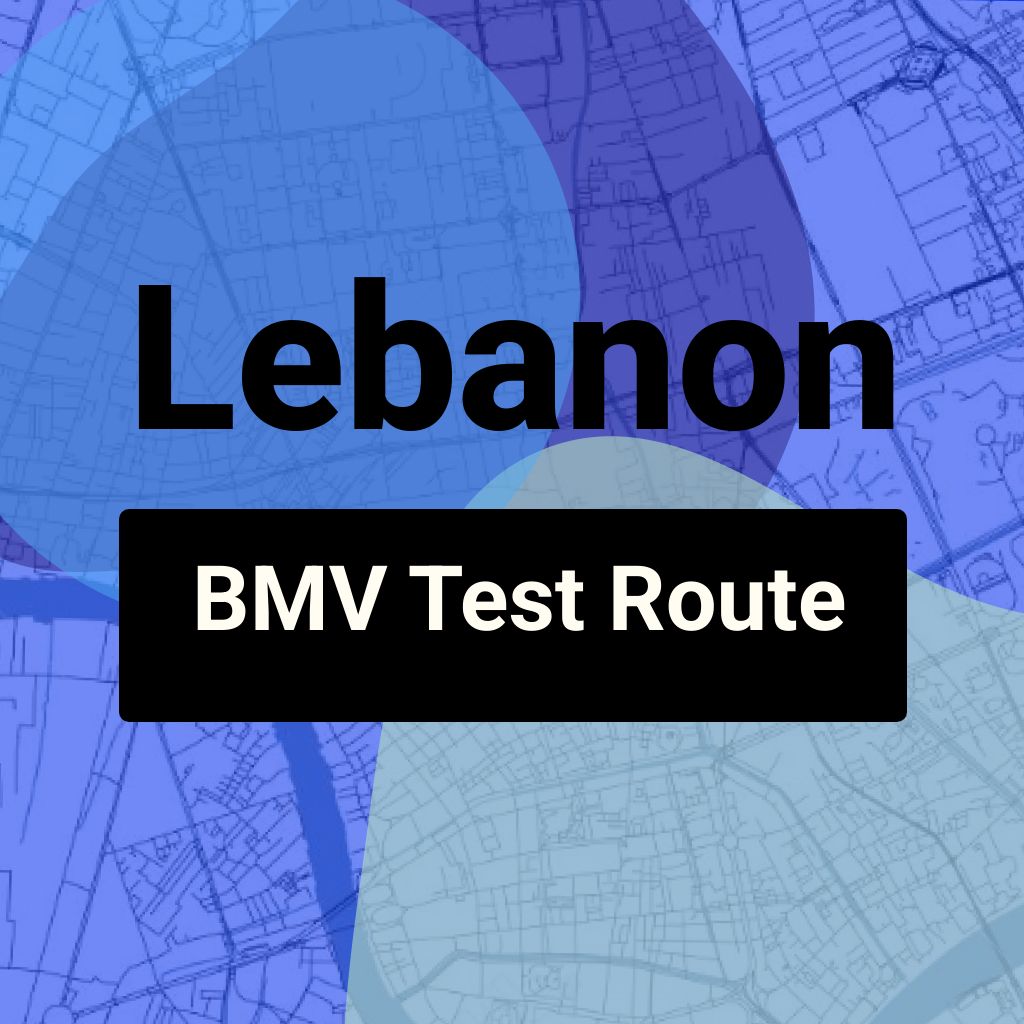 Lebanon, Indiana BMV Driving Test Routes