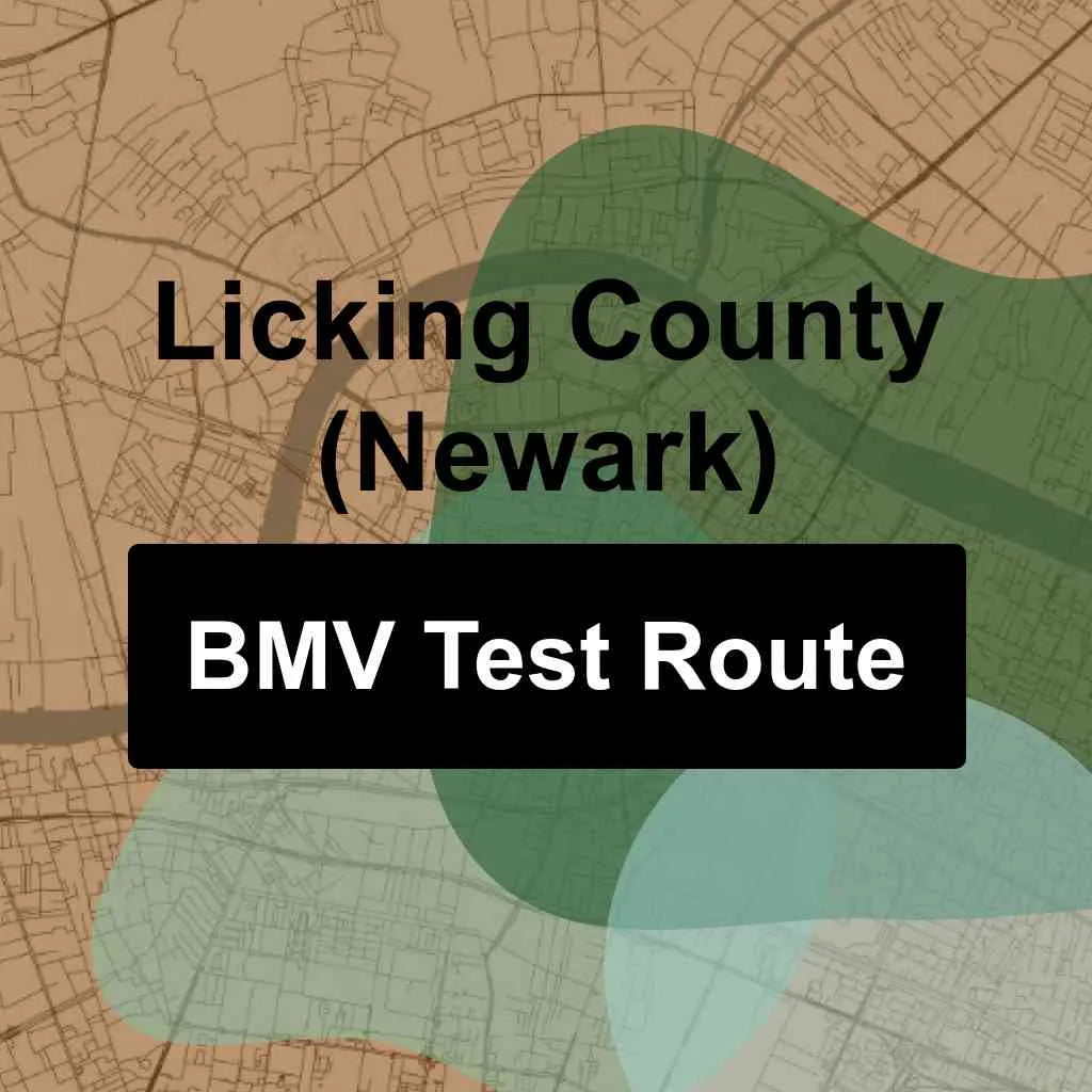 Licking County (Newark), Ohio BMV Driving Test Routes