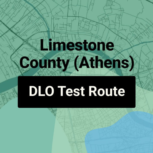 Limestone County (Athens) Alabama DLO Driving Test Routes