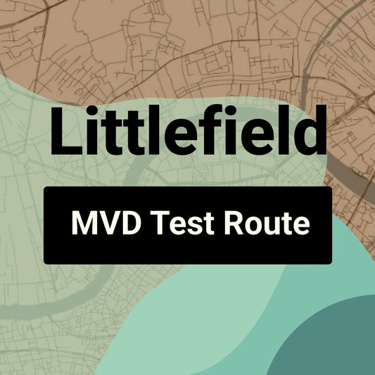 Littlefield, Arizona MVD Driving Test Routes