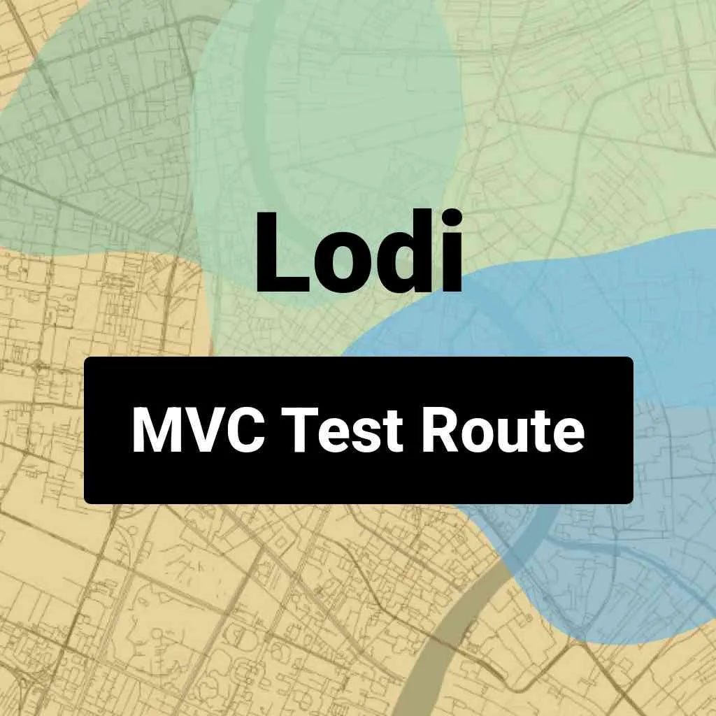 Lodi, New Jersey MVC Driving Test Routes