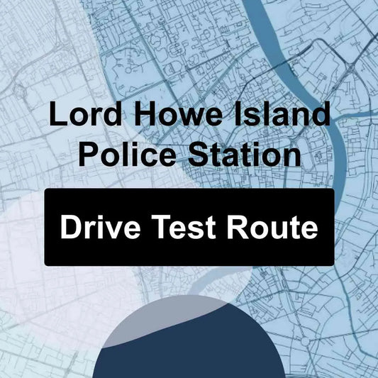 Lord Howe Island Police Station, New South Wales (NSW) Driving Test Routes