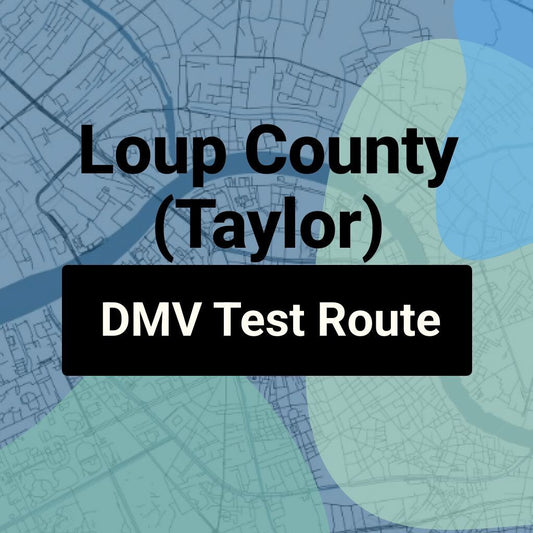 Loup County (Taylor), Nebraska DMV Driving Test Routes