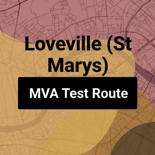 Loveville (St Marys), Maryland MVA Driving Test Routes