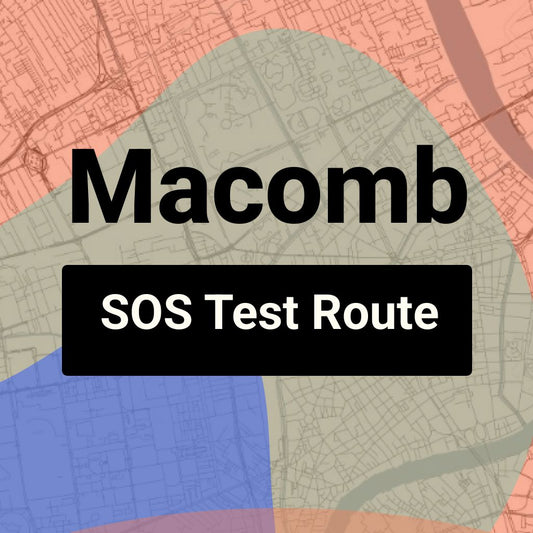 Macomb, Illinois SOS Driving Test Routes