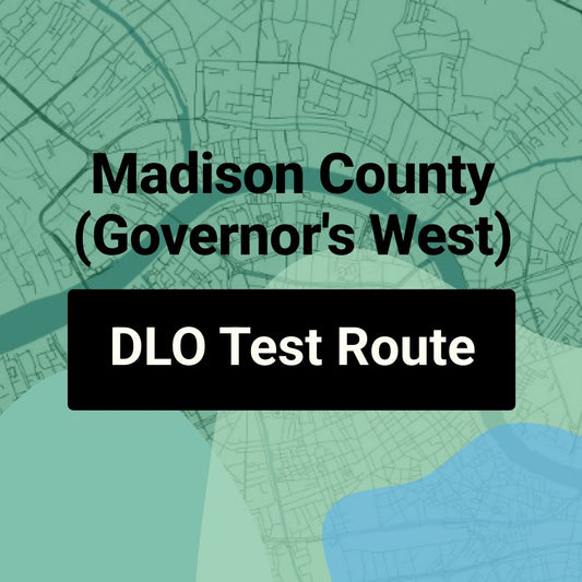 Madison County (Governor's West) Alabama DLO Driving Test Routes
