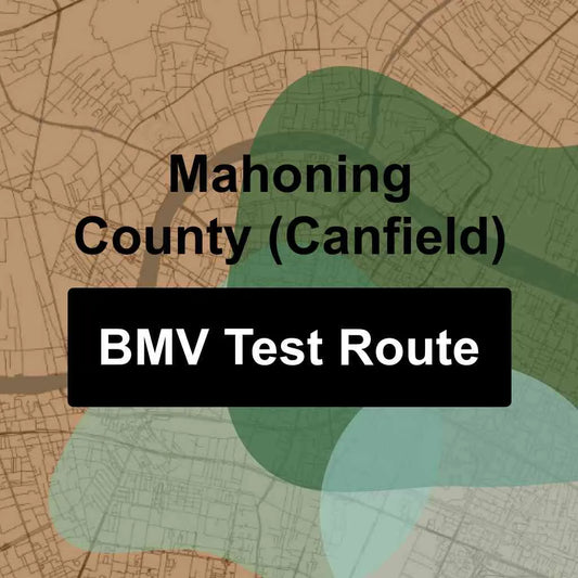 Mahoning County (Canfield), Ohio BMV Driving Test Routes
